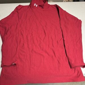 UA cold gear fitted mock neck XXL